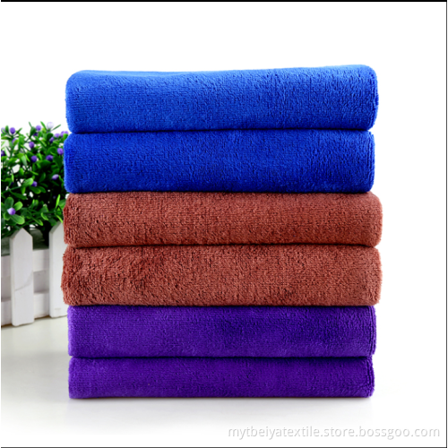 Plain Color Microfibre Hair Salon Bleach Proof Towel Dry Hair